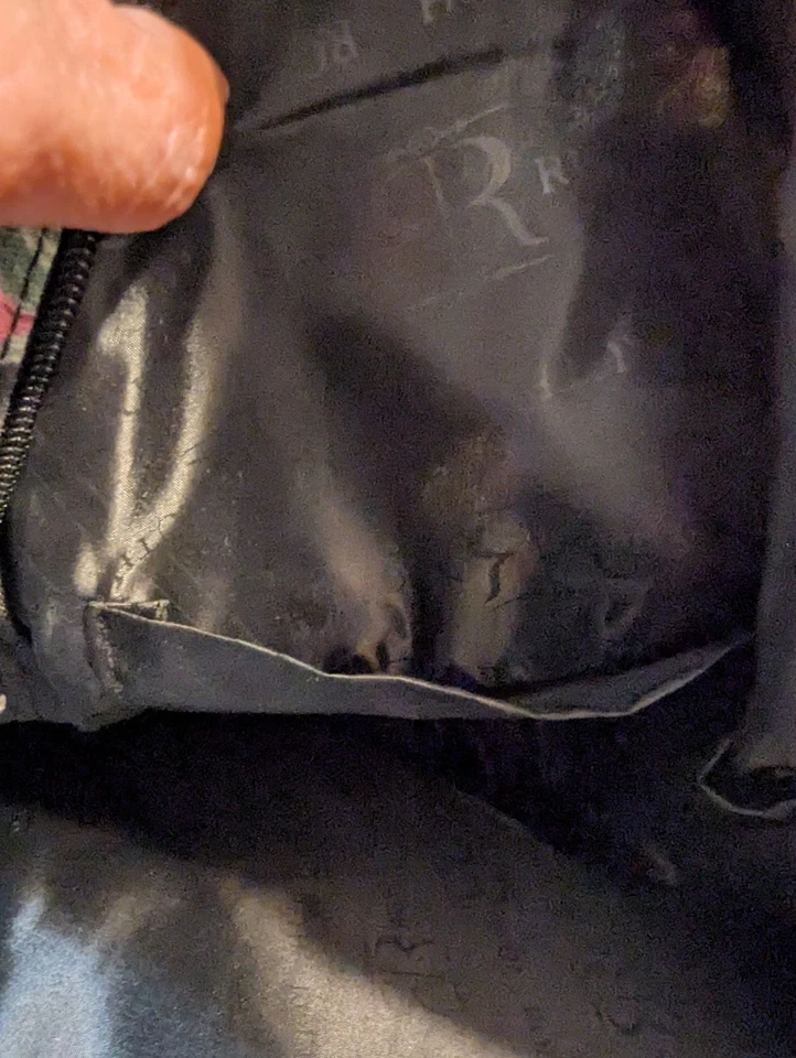 Mochila floral negra Robin Ruth New York City nueva con etiquetas Foto 2 de 4