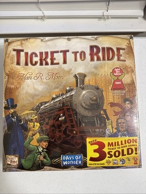 Ticket to Ride Board Game - A Cross-Country Train Adventure for Friends (SEALED)