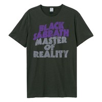 Black Sabbath Master Of Reality Amplified Vintage Charcoal Small T . T-Shirt Neu