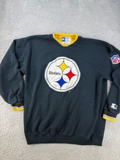 Vintage 90s Starter Pittsburgh Steelers NFL Pro Line Sweatshirt Size L