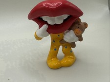 Tang General Foods Applause 1989 Hot Lips in Pajamas with Teddy Bear PVC Toy