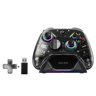 AOLION K30 Wireless Gaming Controller TMR Joystick RGB Gamepad For PC Switch 