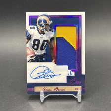 Isaac Bruce - 2018 Panini One Patch Auto 1/1 Hand Numbered Recollection 