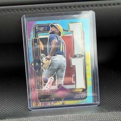 Panini 2025 Select Baseball Jackson Chourio Select Numbers No. 7 Prizm /25