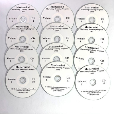 Jay Abraham Mastermind Marketing Training Program (2002) Vol. 1 & 2 (24 CDs)