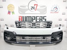 VW VOLKSWAGEN TIGUAN R LINE 2016 - 2019 GENUINE FRONT BUMPER WITH GRILLS