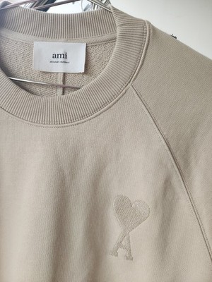 AMI PARIS Alexandre Mattiussi Cream Crew neck sweater - New w/ COA - LARGE