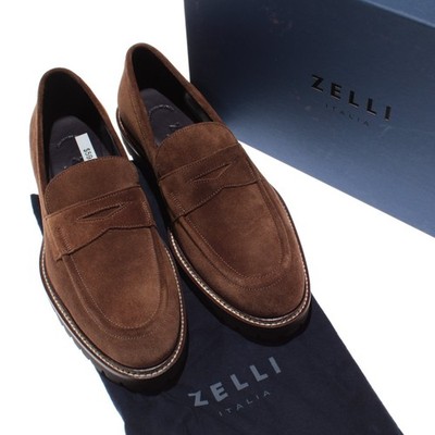 Zelli NWB Roma Country Suede Loafers Size 9 in Chestnut  display picture 1
