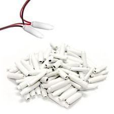 100pcs White Dry B-Connector Wire Telephone Alarm Wire Crimp Beanies Splices ...