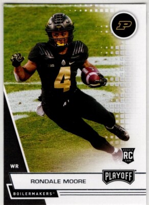 2021 Panini Chronicles Playoff Draft Picks Rondale Moore No. 392 Purdue