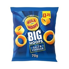 Hula Hoops Big Hoops Salt And Vinegar 20 x 70g Priced Pack