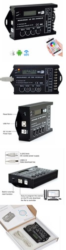 programmierbar RGB Time LED Controller Dimmer TC420 TC421 WIFI 12V 24V 5Channel - Bild 11 von 12