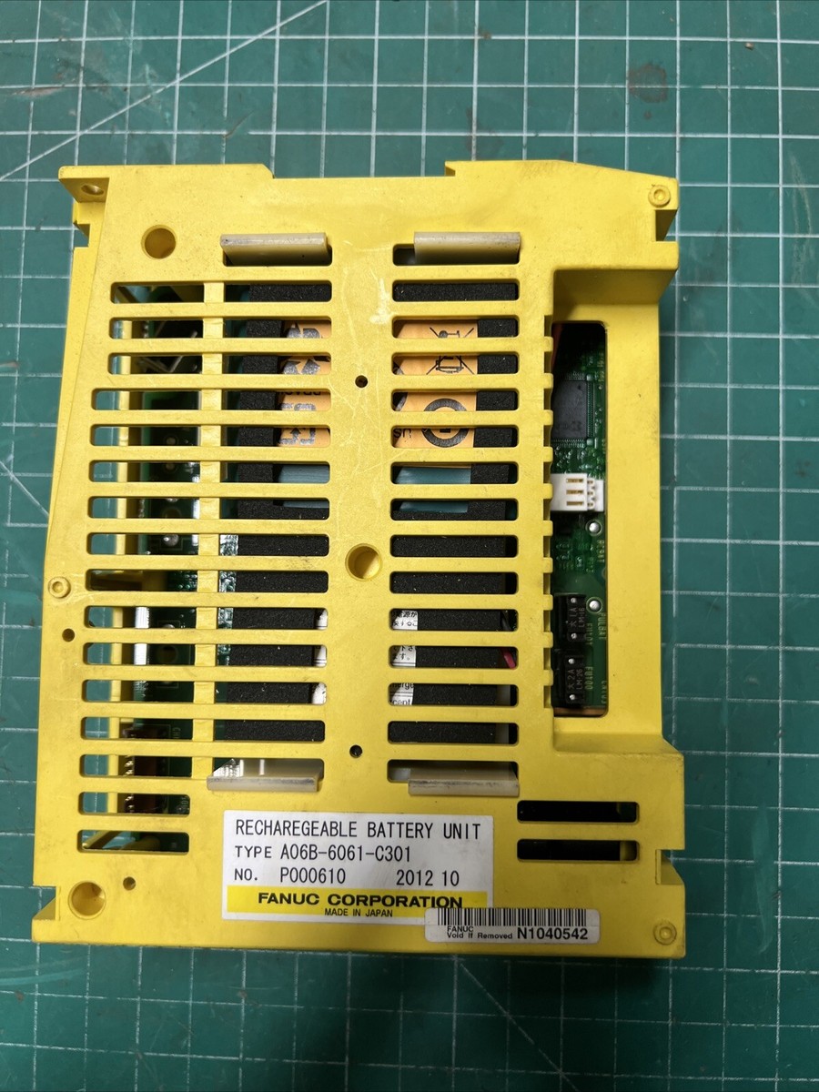 Fanuc A06B-6061-C301 RECHARGEABLE BATTERY UNIT | eBay