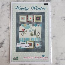 Pine Mountain Designs Wonky Winter Quilt Pattern Sandra Workman 23 X 32