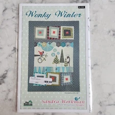 Pine Mountain Designs Wonky Winter Quilt Pattern Sandra Workman 23 X 32