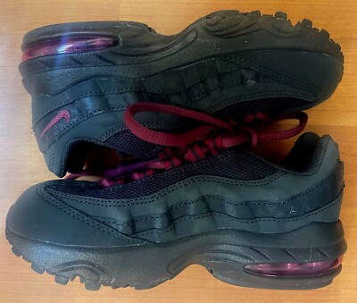 NEW SAMPLE NIKE Air Max 95 LE PRO GS PS Shoes Tea Berry/Anthracite Kids Size 12c