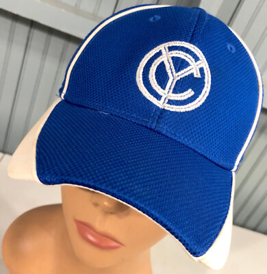 Chris Young Two Tone Blue New Era Medium / Large Stretch Baseball Cap Hat