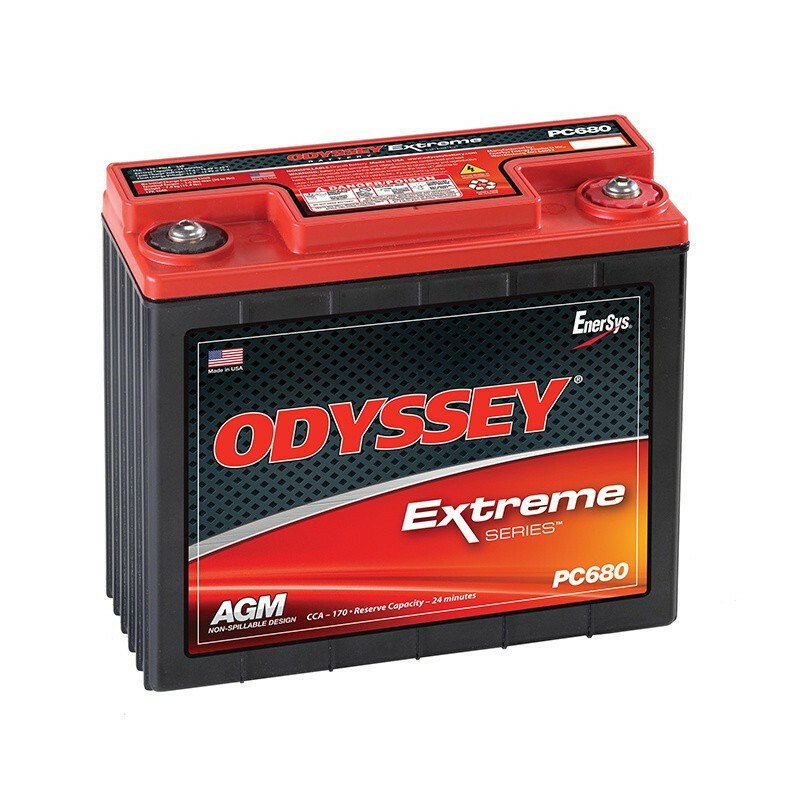 Batterie plomb pur Odyssey PC680 12v 16ah pour exigences de niveau compétition