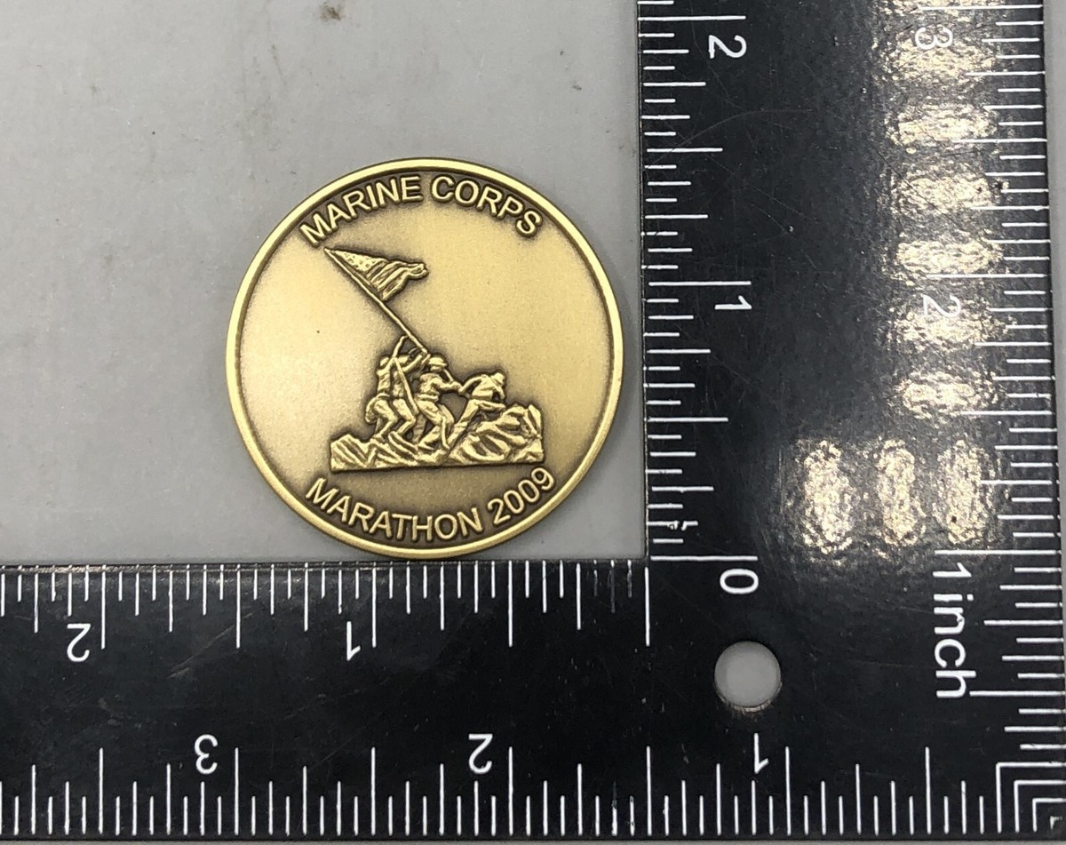 USMC Marathon 2009 Run4Chance LCPL Chance Phelps Challenge Coin