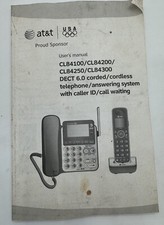 AT T DECT 6.0 Cordless Phone  Answering System w/ Caller ID User's Manual