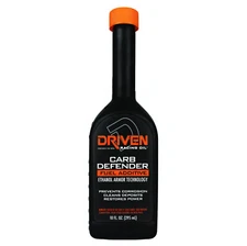 Driven Racing Oil Carb Defender Gasoline Fuel Additive 10oz Bottle 70040