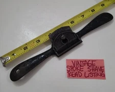 Vintage Spoke Shave Vintage Wood Plane Work Cut Woodworking Tool (Read Listing )