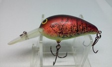 Bill Norman Lures MN Middle N Brwn/Chartreuse Craw 2" Crankbait 3/8 fishing Lure