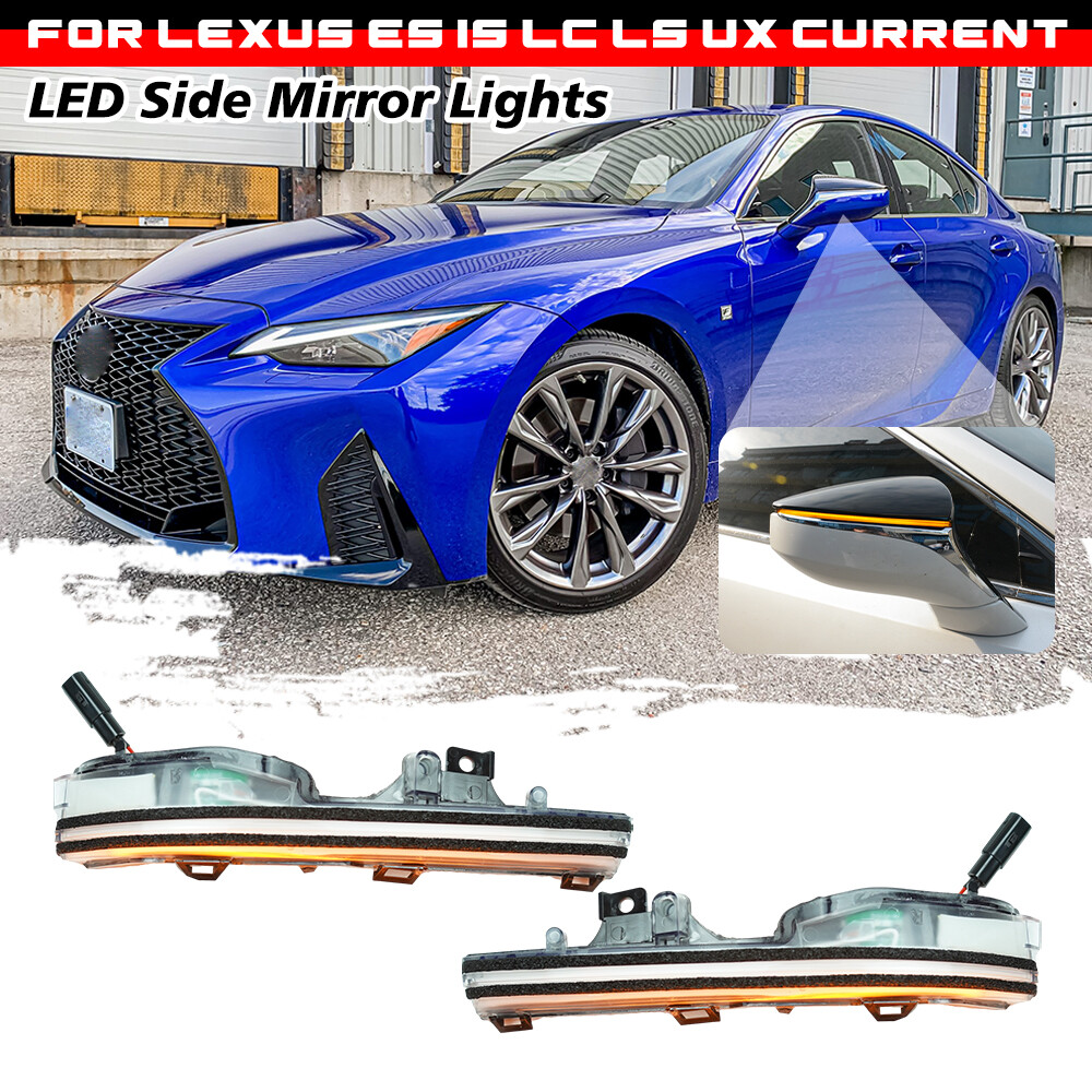 2021-2024 Lexus IS Sequential LED Side Mirror Lamp Turn