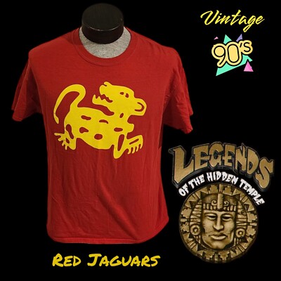 Nickelodeon Legends Of The Hidden Temple Women's Tank Top - Red Jaguars Distressed Design - View #3