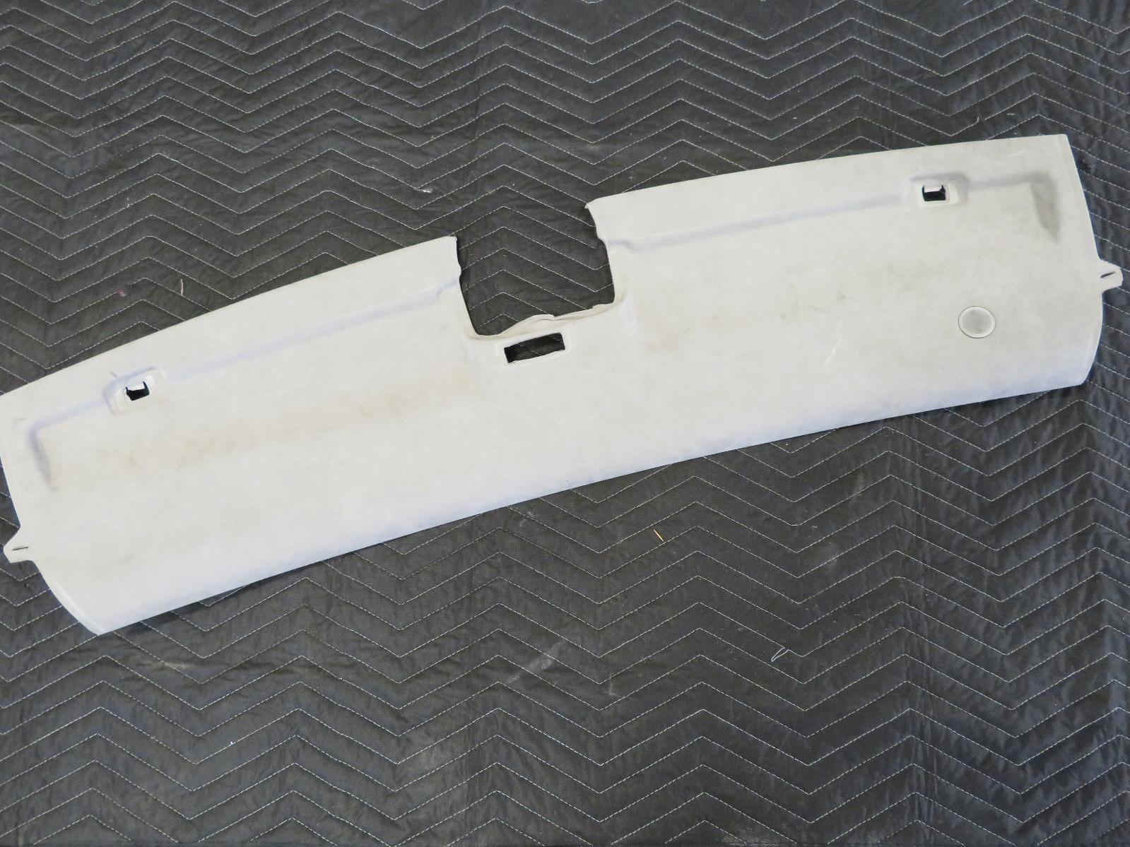 2012 ASTON MARTIN RAPIDE WINDSHIELD ROOF HEADER PANEL OEM TAN SUEDE