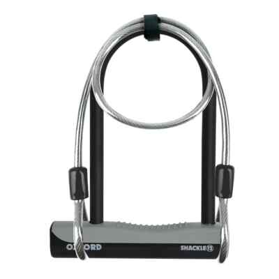 Oxford Schäkel12 Duo Bügelschloss & Lockmate 310mm x 190mm - LK332 - Fahrrad Cycle Fahrrad