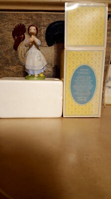 Avon - Wishful Thoughts - Girl Wishing on a Dandelion- Porcelain Figurine in Box