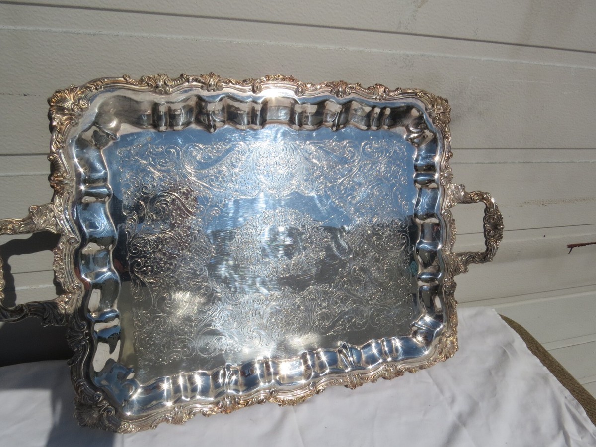 Serving Tray How To Clean Dull Silver Serving Tray What Cleans