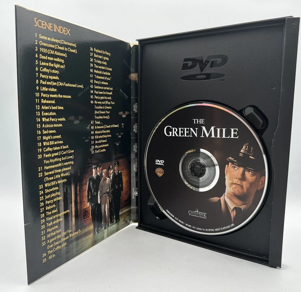 The Green Mile DVD Tom Hanks David Morse Bonnie Hunt Free Shipping 2001 - Image 3 of 3