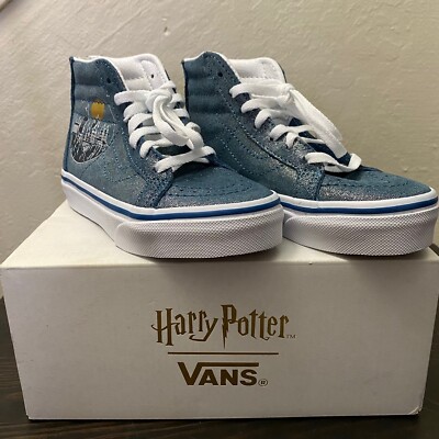 Blue Harry Potter Limited Edition Sk8-Hi High Top Vans Kids Size: 11 