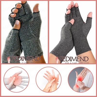Pedimend  fingerlose Arthritis-Handschuhe gegen Tippen, Gelenk- und Karpaltunnelschmerzen