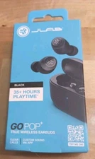 JLab - GO Air POP True Wireless In-Ear Headphones - Black