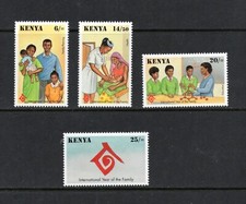 S0105 Kenya 1994 Année De La Famille 4v. MNH
