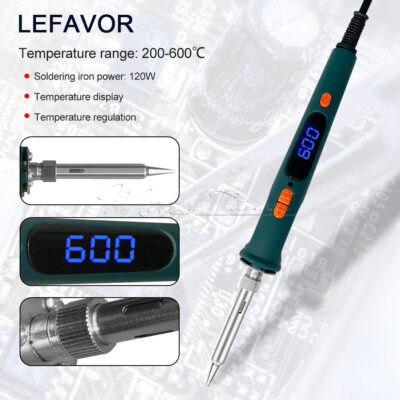 120W 220V Electric Soldering Iron Tool Adjustable Temperature Welding Irons Pen