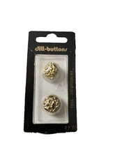 Dill Buttons 24k Gold Plated 1844 Size 5/8 (15mm)