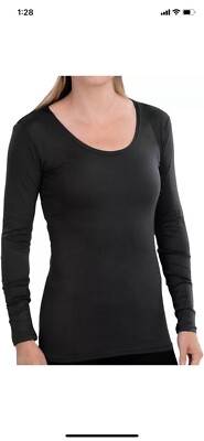 Weatherproof 32 Degrees Heat Base Layer Women Long Sleeve Scoop