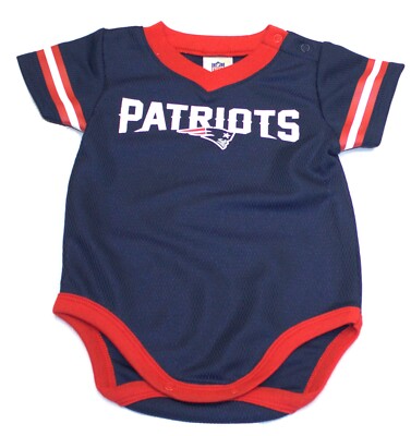 New England Patriots Infant Boys Dazzle Bodysuit