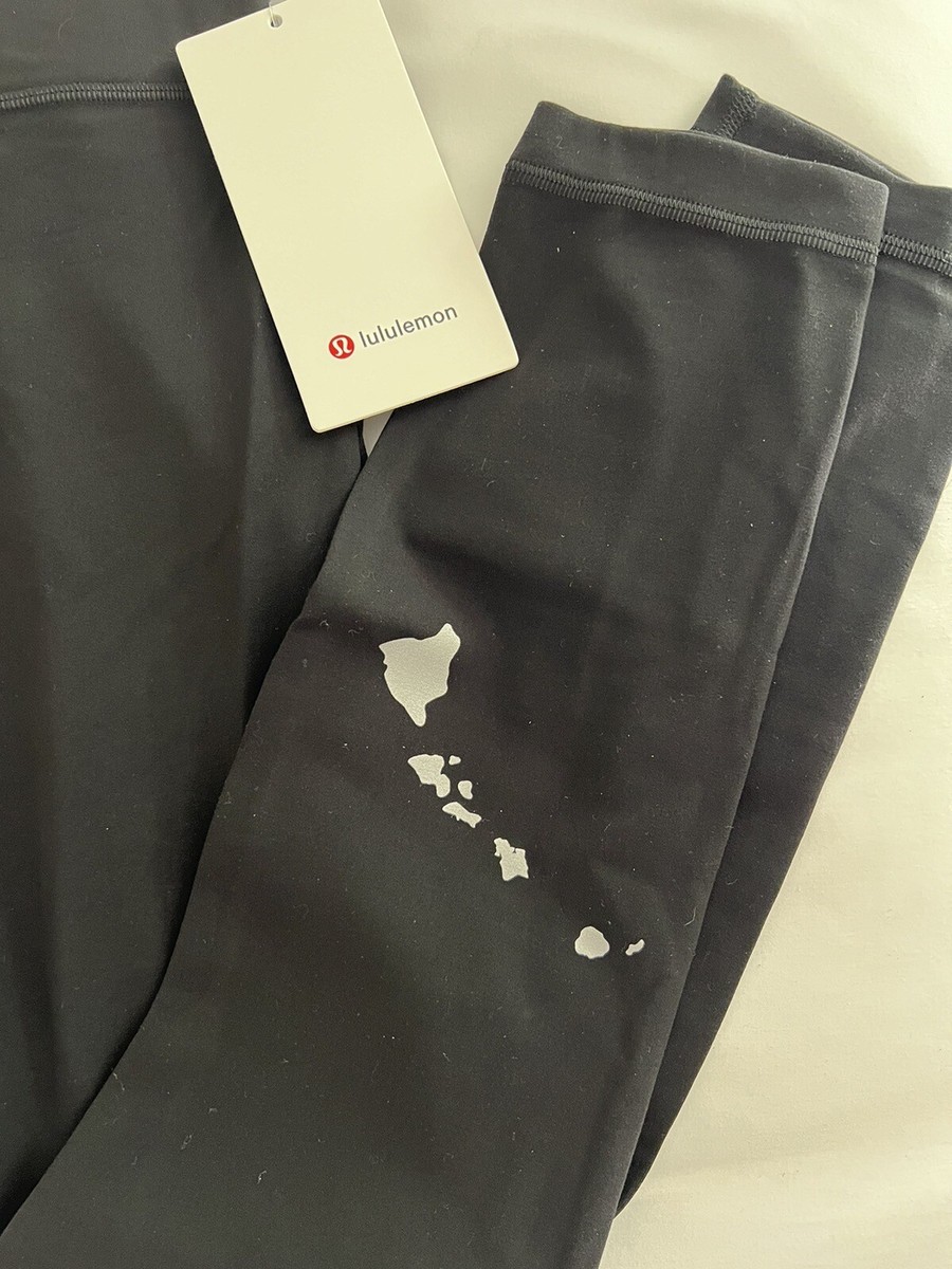 NWT Lululemon Black Hawaii Islands Edition Align HR 25