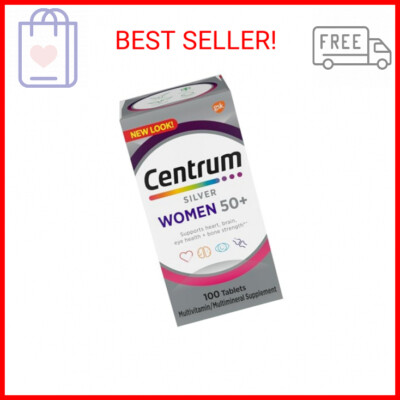 Centrum Silver Women's Multivitamin for Women 50 Plus, Multivitamin/Multimineral