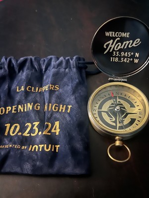 Los Angeles Clippers Intuit Dome Opening Night 10/23/2024 SGA Compass 1st Game