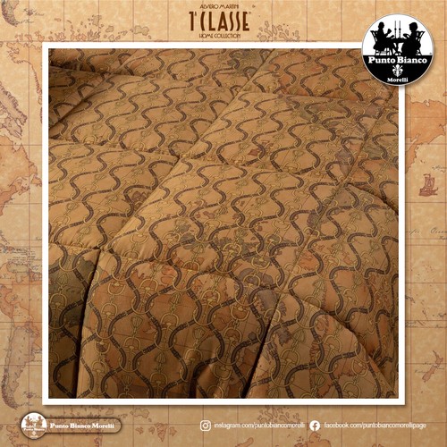 Trapunta piumone invernale Prima Classe Alviero Martini Geo Morsetto - Imagen 4 de 6