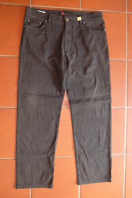 BRAX Feel Good Denim Jeans Trousers CARLOS Regular Dark Brown W36 L34 Excellent