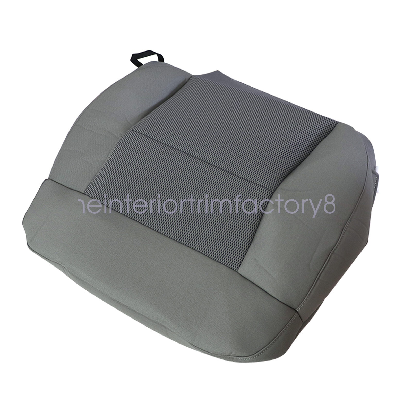 For 2004-2006 Ford F150 Front Cloth Seat Cover Flint Gray & Driver Foam Cushion