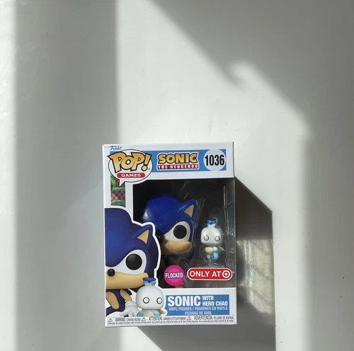 Funko Pop! Sonic with Hero Chao (Flocked) – GameStop Exclusive