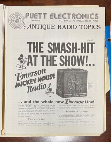 PUETT ELECTRONICS / Antike Radiothemen / Klassischer Radio Newsletter - Bild 3 von 4